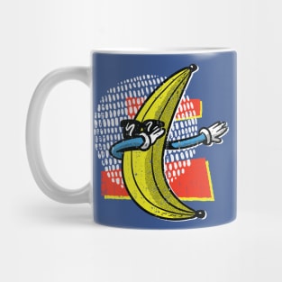 Vintage Dabbing Banana with Sunglasses Mug